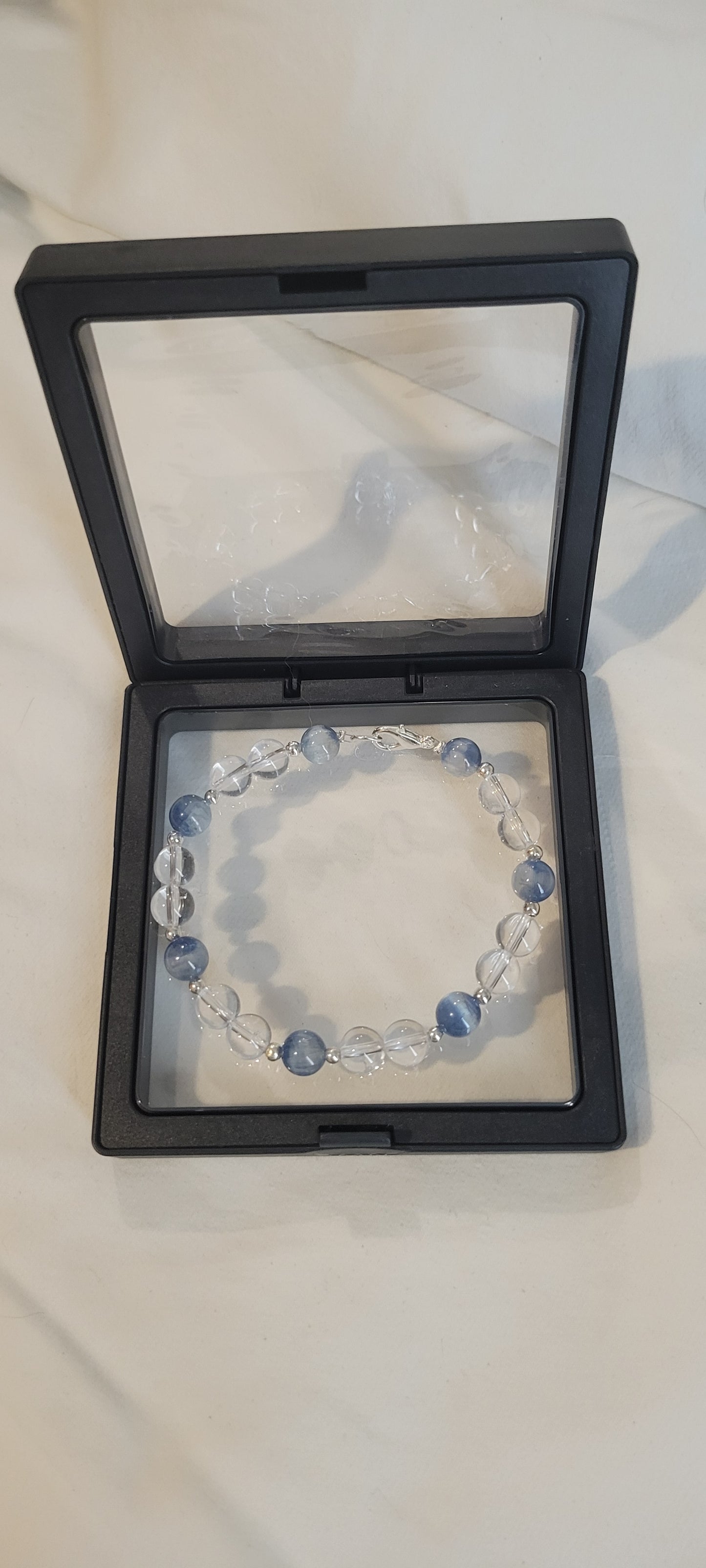 Kyanite and Quartz Bracelet