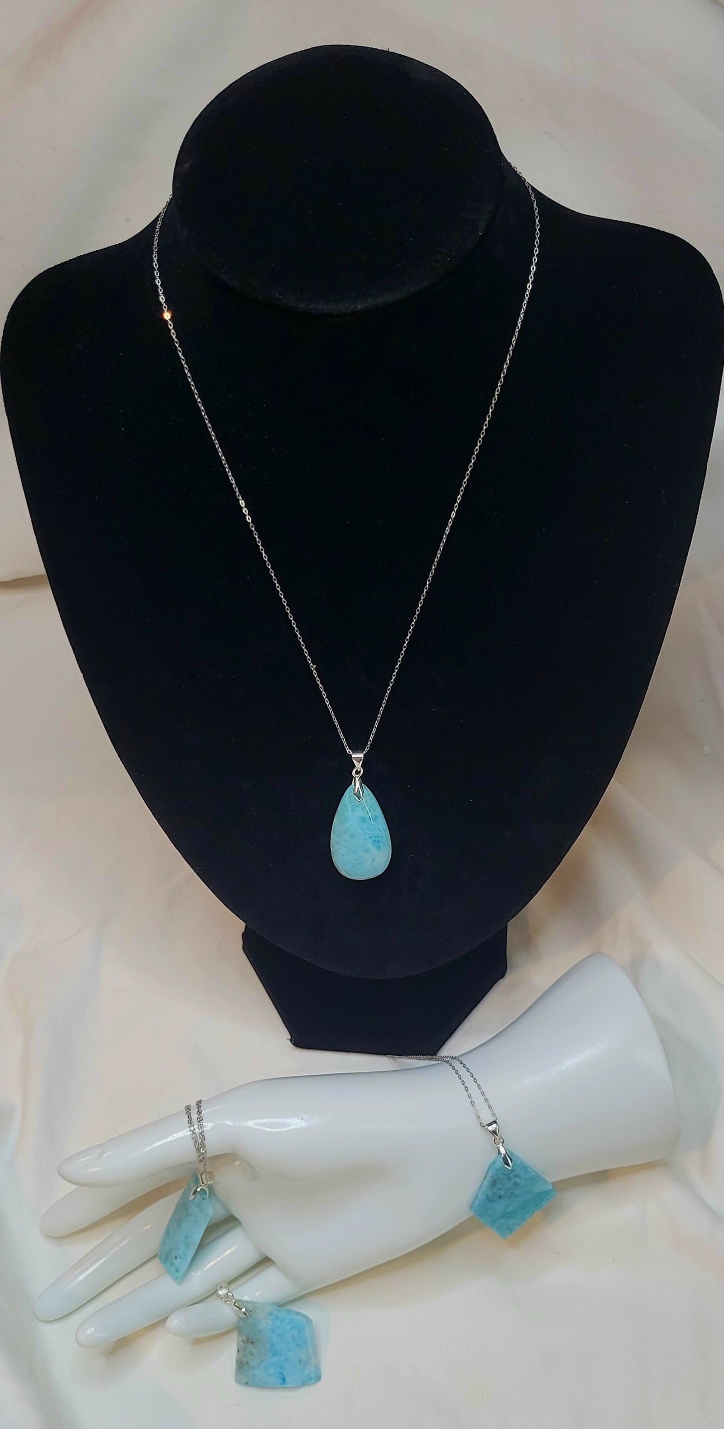 Larimar Pendants