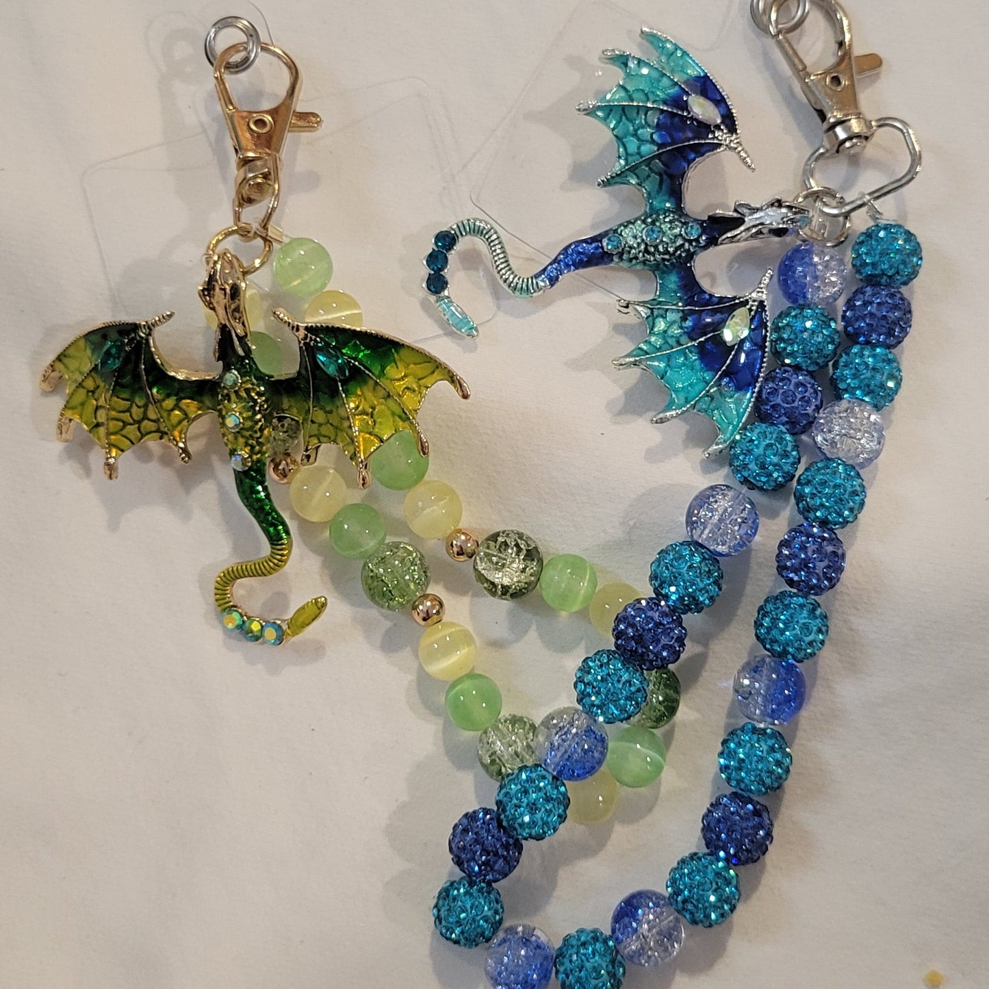 Crystal Dragon Phone Chains