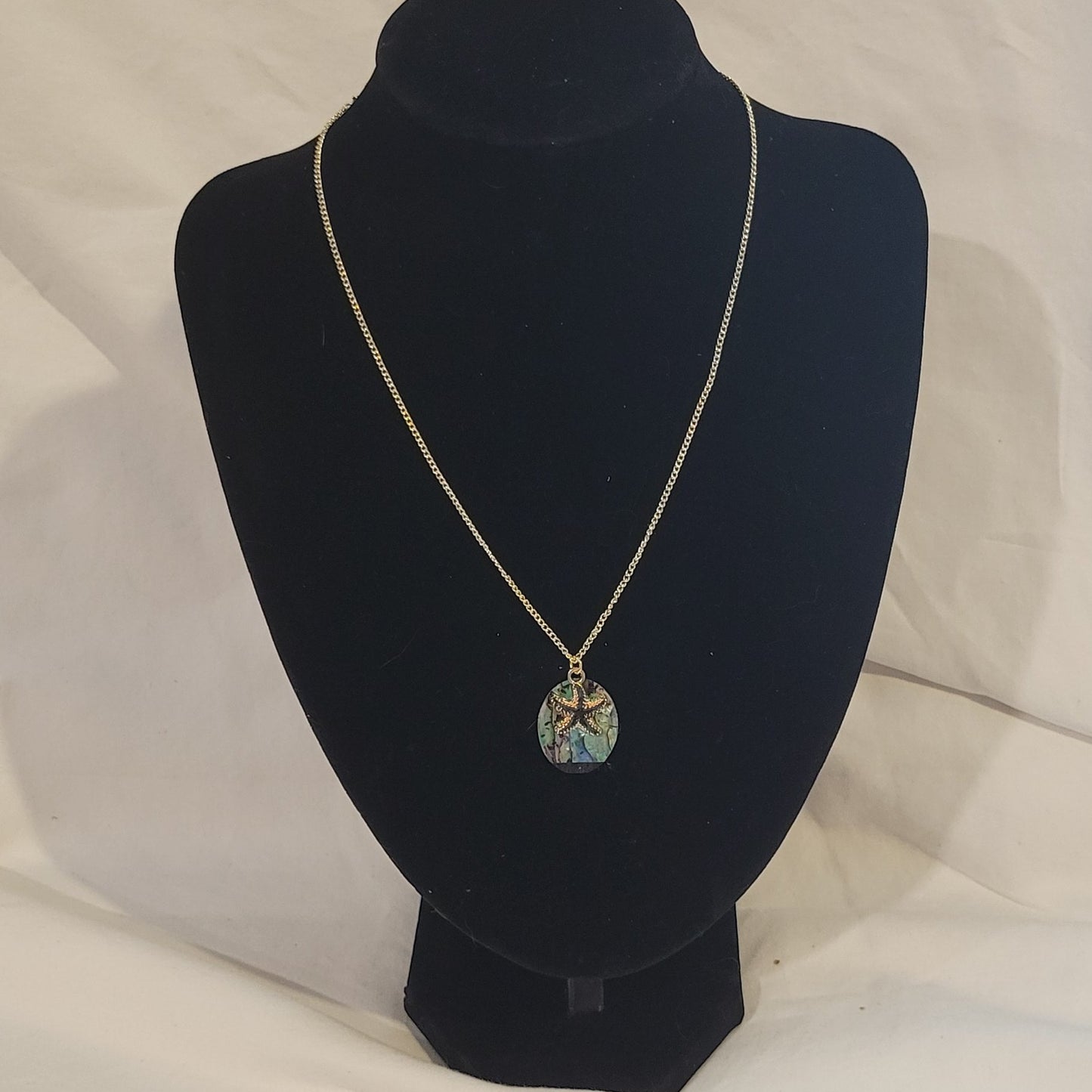 Abalone Starfish Necklace