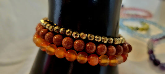 Small Bead 2-4mm Stackable Bracelets