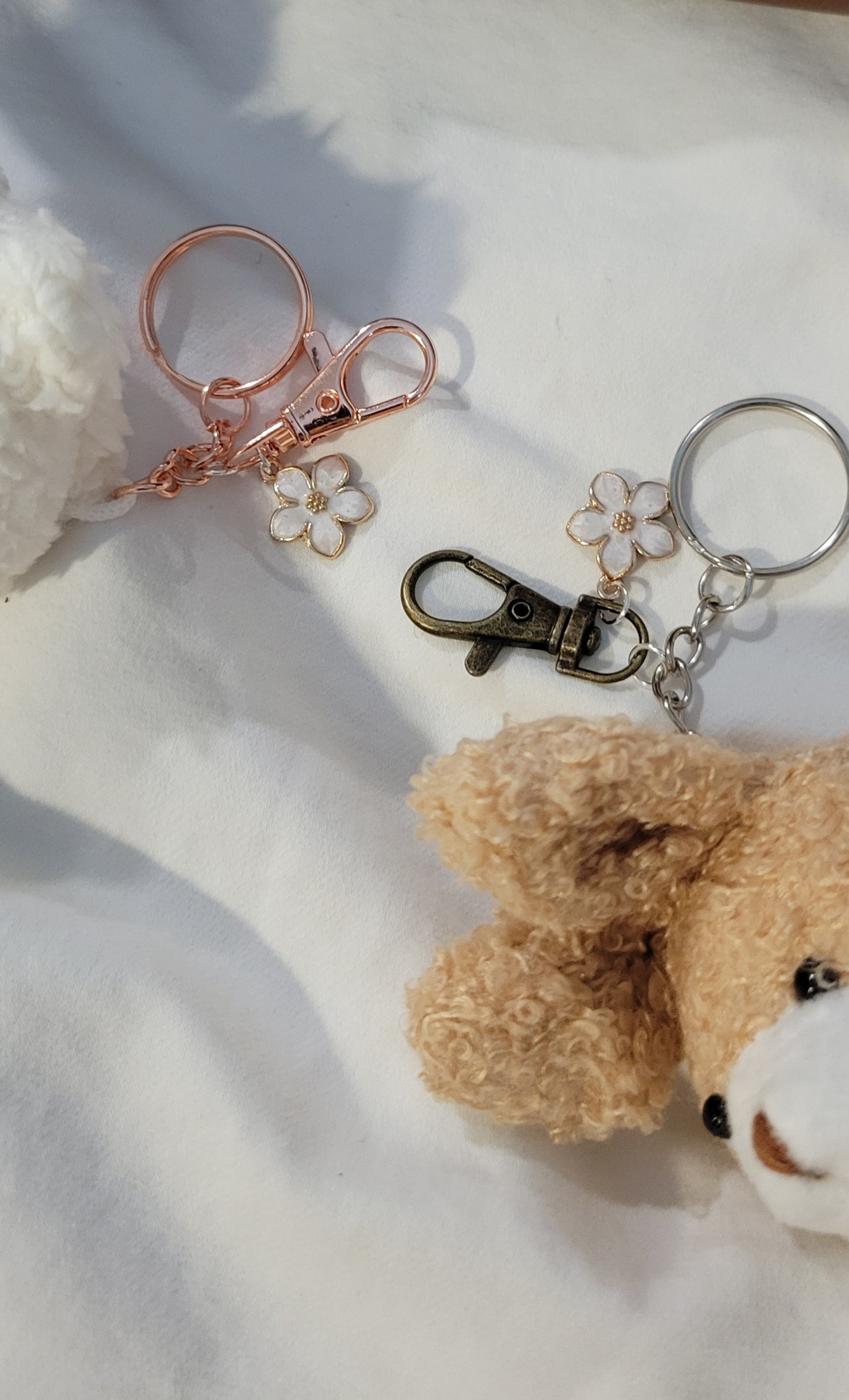 Bears and Bunnies Bag Charm Or Gender Reveal