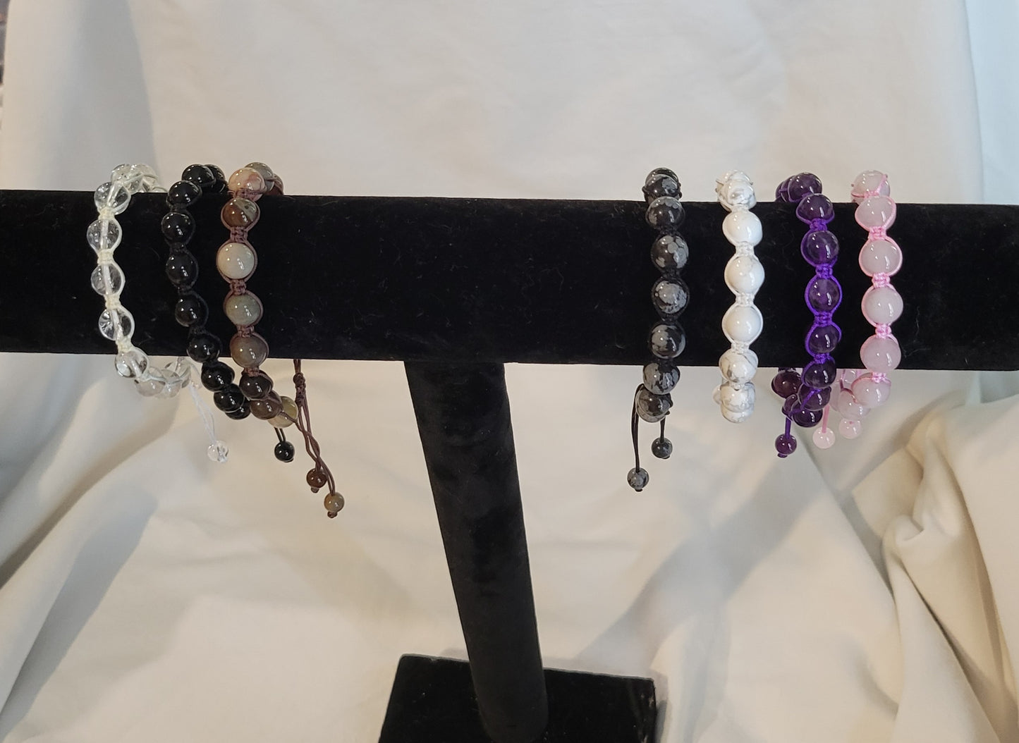 Crystal Adjustable Macrame Bracelets