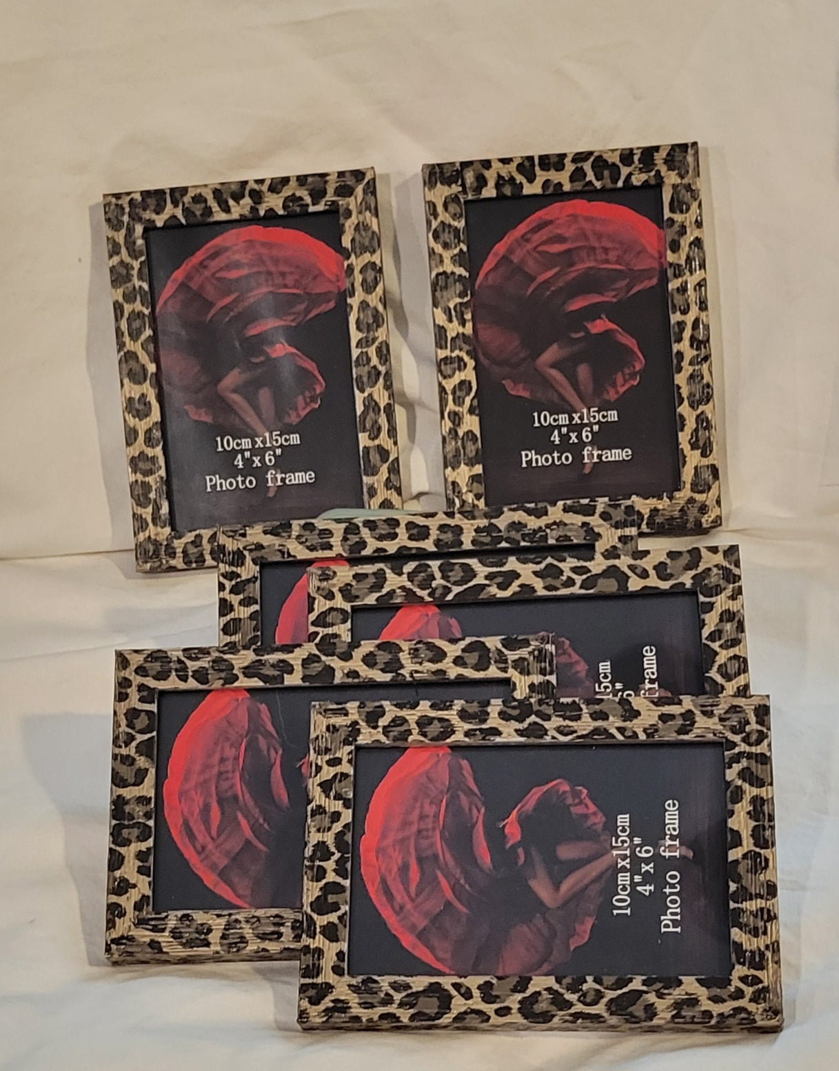 Leopard Foiled Picture Frames