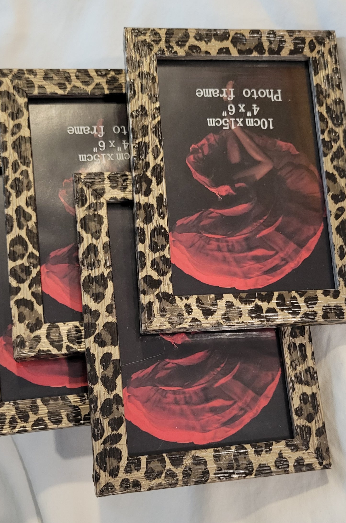 Leopard Foiled Picture Frames