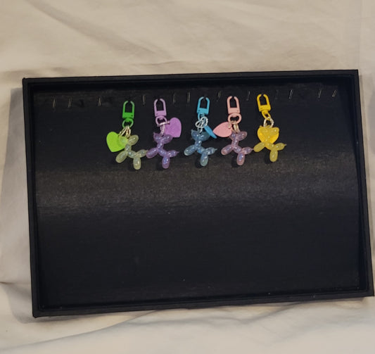 Balloon Dog Collar Charm