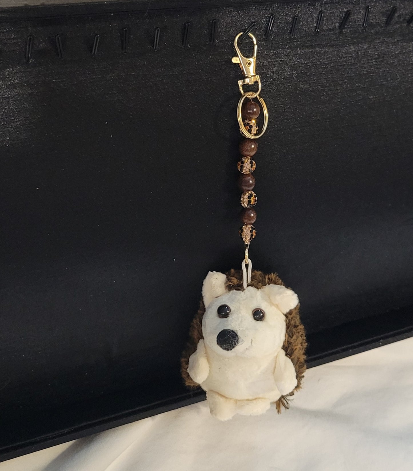 Hedgehog Plush Bag Charm