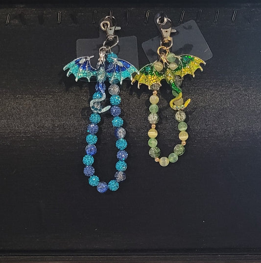 Crystal Dragon Phone Chains