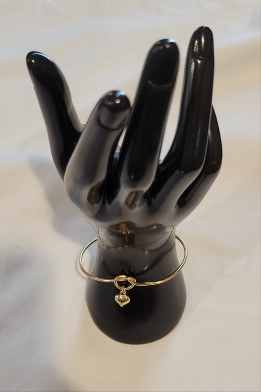 Knot And Heart Bracelet