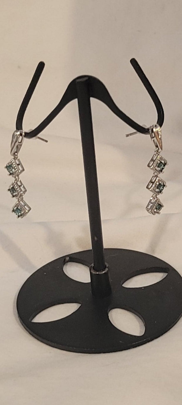 Blue Topaz Earrings