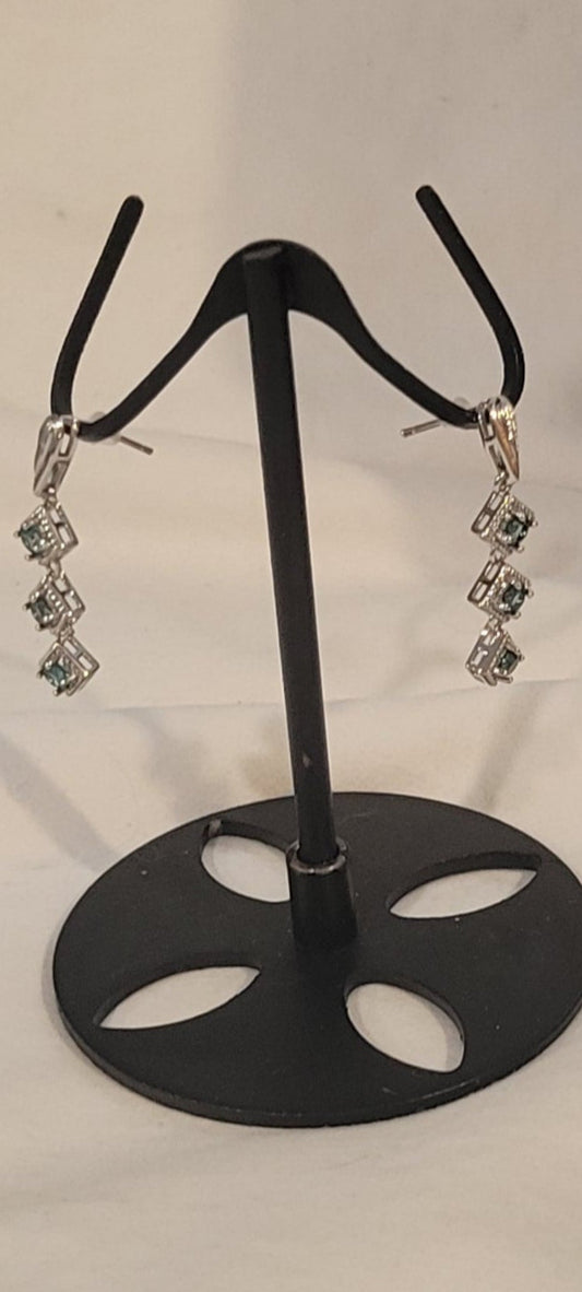 Blue Topaz Earrings
